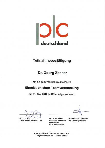 plcd Teamverhandlungen